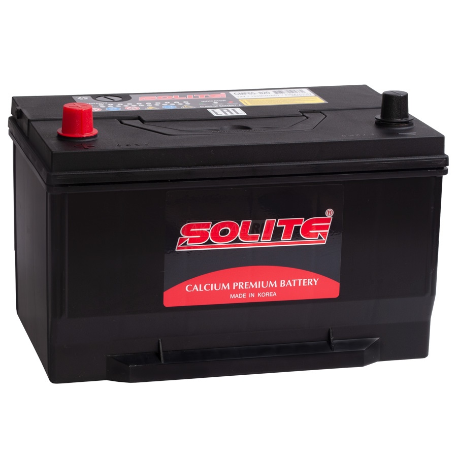 Аккумулятор автомобильный SOLITE 100 А/ч, п.п. (CMF65-850)
